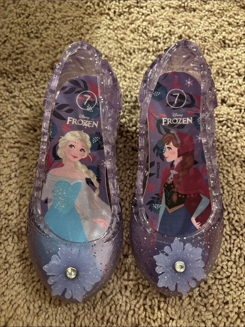 Disney sparkly purple